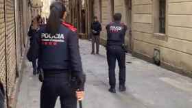 Captura de pantalla del incidente en el Raval / REDES SOCIALES