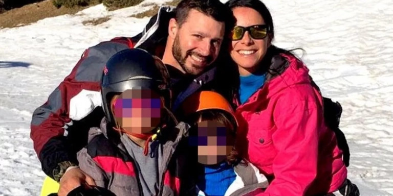 Rosa Peral, sus hijas y Pedro Rodríguez dos meses antes del crimen