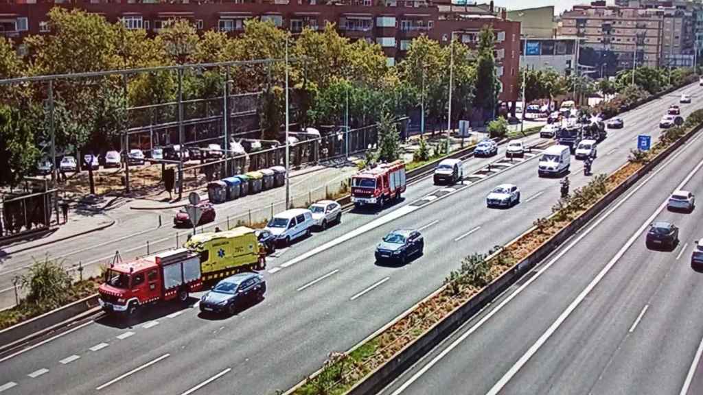 Accidente en Badalona entre tres turismos / Trànsit