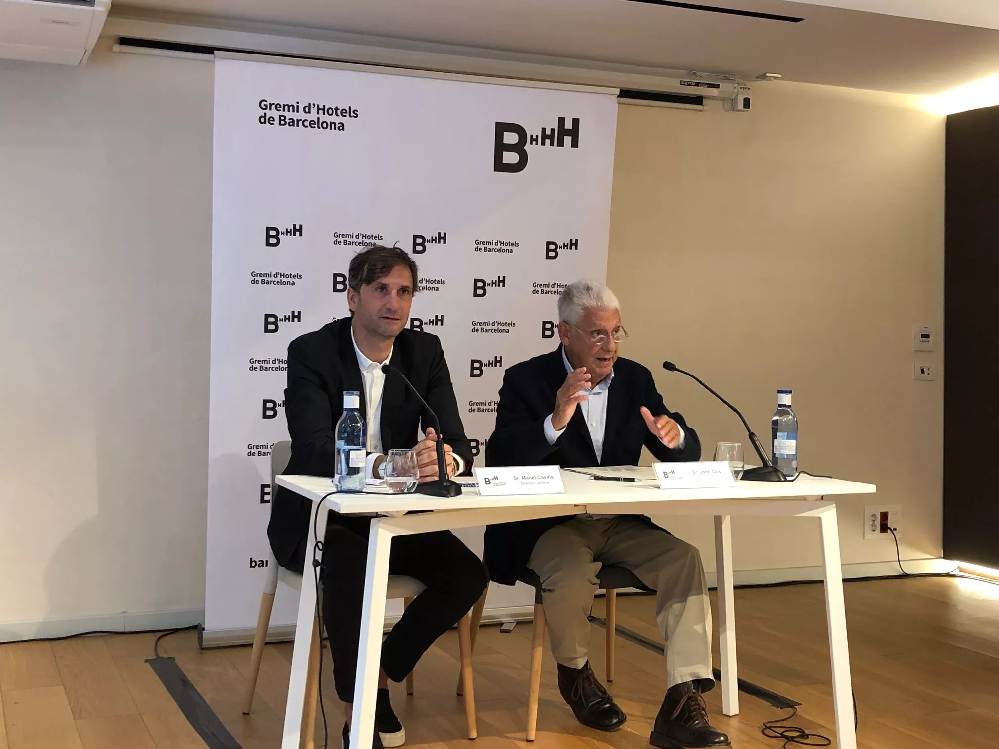 Manel Casals y Jordi Clos, del Gremio de Hoteles / MA