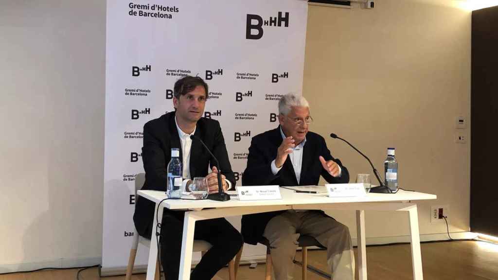 Manel Casals y Jordi Clos, del Gremio de Hoteles / MA