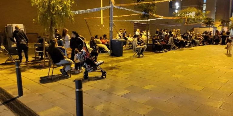 Una de las cenas populares en la anterior edición de las fiestas de La Mina / AV LA MINA