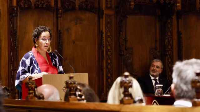 Natjat el Hachmi en el pregón de la Mercè de Barcelona / AJUNTAMENT DE BARCELONA