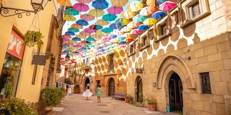 Interior del Poble Espanyol de Barcelona / Poble Espanyol