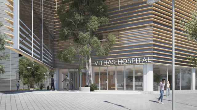Render de la entrada del Hospital Vithas de Esplugues de Llobregat / Vithas