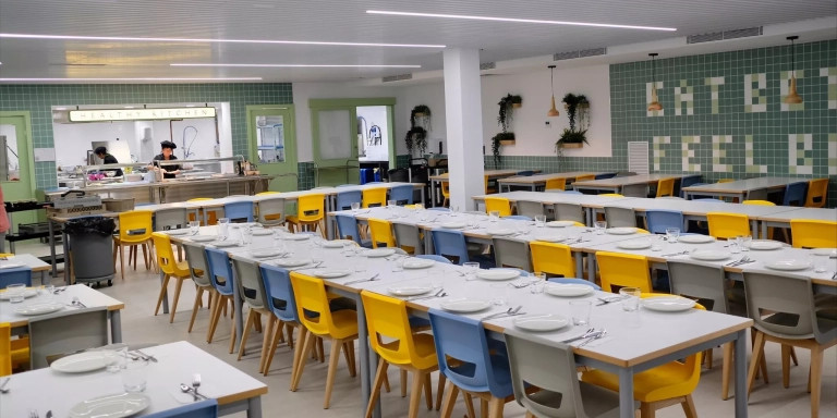 El comedor del City Main Campus del BSB / SIMÓN SÁNCHEZ