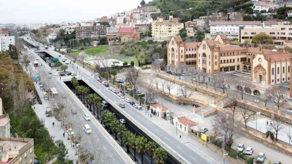 La cobertura de la ronda de Dalt / AYUNTAMIENTO DE BARCELONA