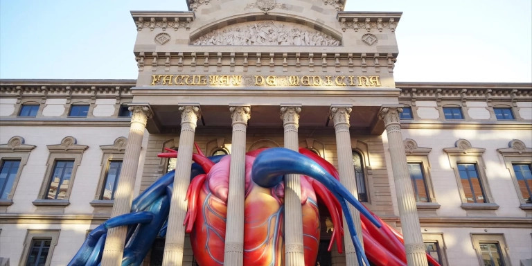 El 'Cor secret' de Jaume Plensa, en Barcelona / GALA ESPÍN