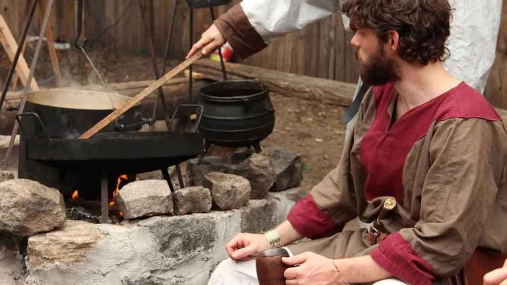 Una Feria Medieval en una imagen de archivo