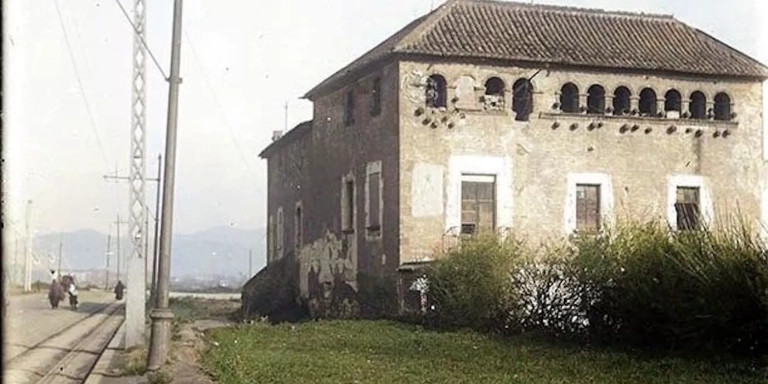 Imagen de la Torre del Fang a comienzos del Siglo XX / Ramon Puig i Gairalt - ANC