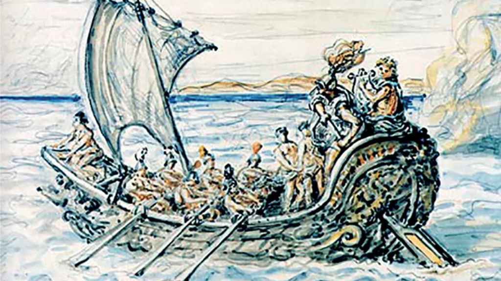 Hércules, Jasón y los Argonautas llegando a Barcelona / Giorgio de Chirico - SIAE 2020