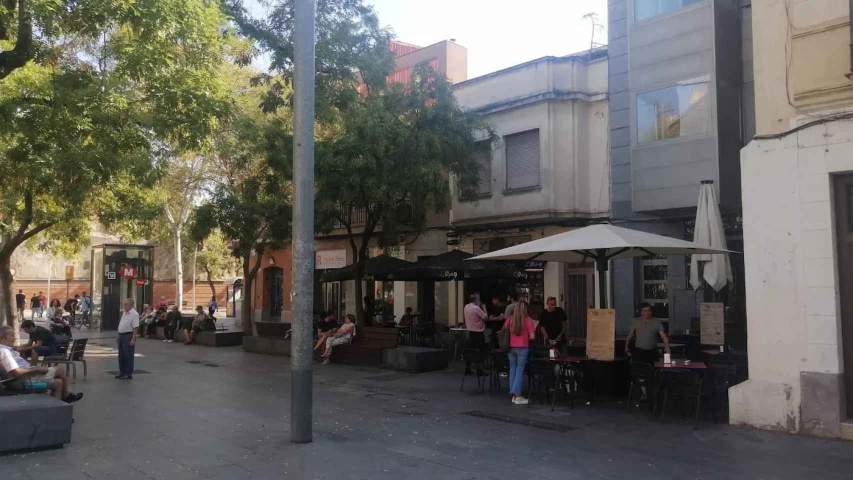 imagen de la plaza de Orfila esta mañana / AB