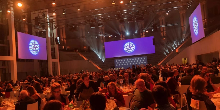 Imagen del Premio Planeta en el auditorio del MNAC / MA