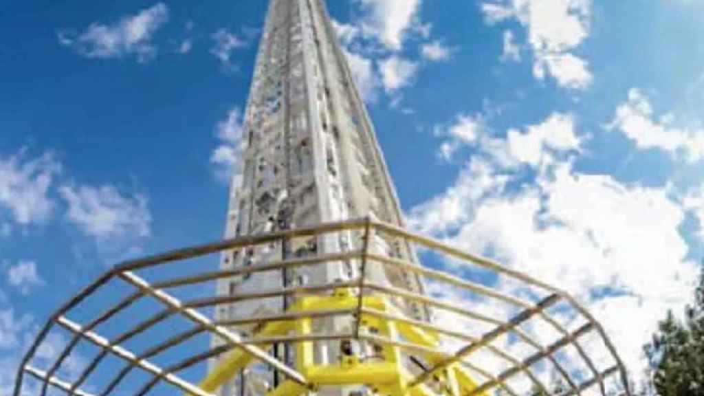 Aspecto de la futura caída libre del Tibidabo / AJ BCN