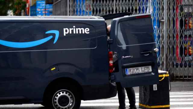 Repartidor de Amazon en Barcelona / EUROPA PRESS