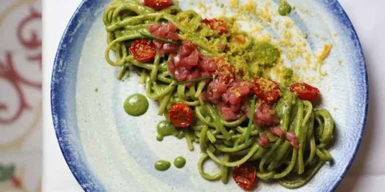 Un plato de pasta del restaurante Raffaelli / RAFFAELLI