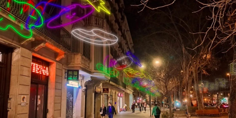 Diseño del nuevo alumbrado en el paseo Sant Joan, en el tramo entre la avenida Vilanova y Gran Via de les Corts Catalanes/Ayuntamiento de Barcelona