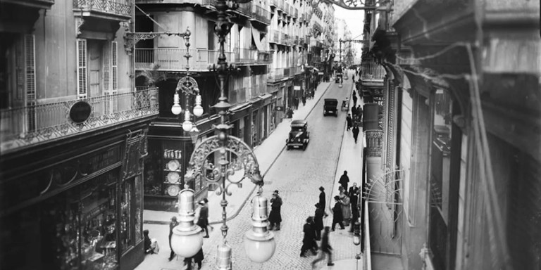 La calle Ferran de Barcelona en 1820 / ARCHIVO AJ DE BARCELONA