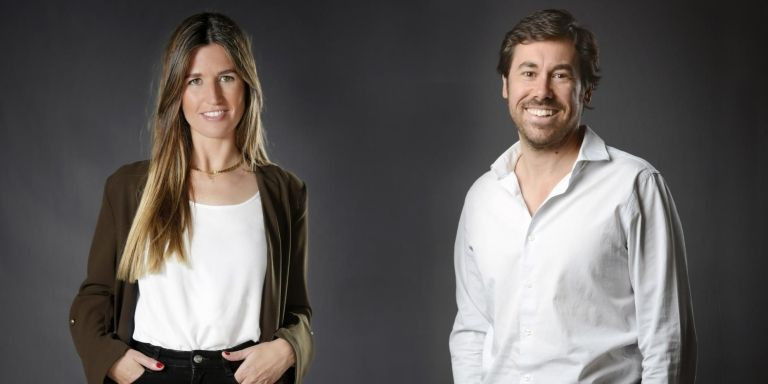 Claudia Pierre y Carlos Ripollés, CEO de la compañía en Latinoamérica / Meeting Lawyers