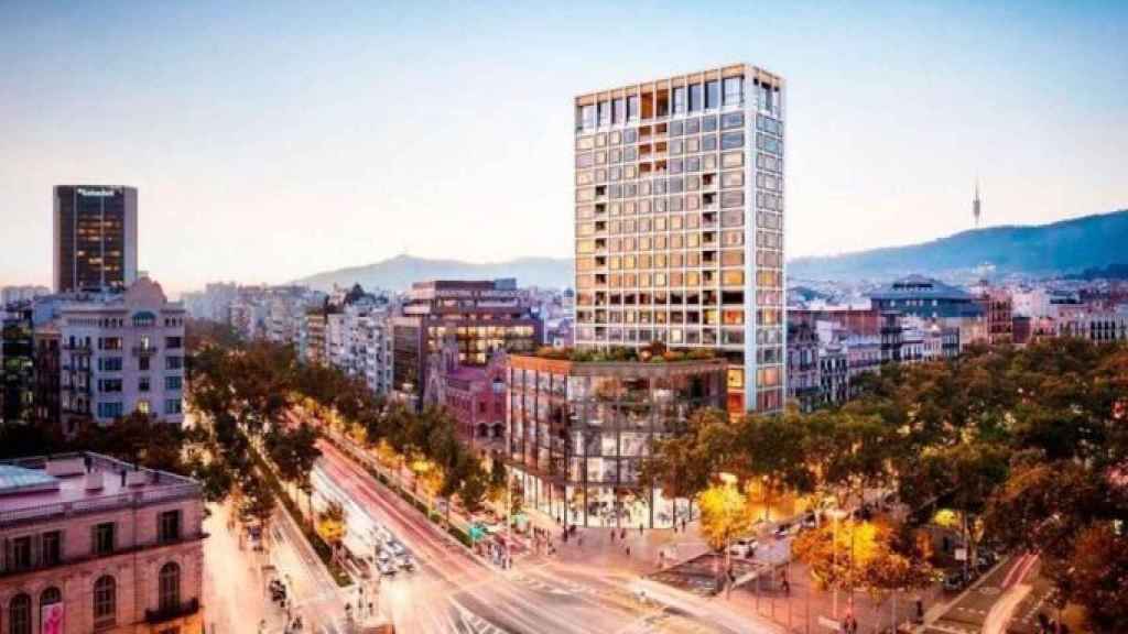 El bloque de las Mandarin Oriental Residences en la confluencia del Paseo de Gracia y la avenida Diagonal / CG