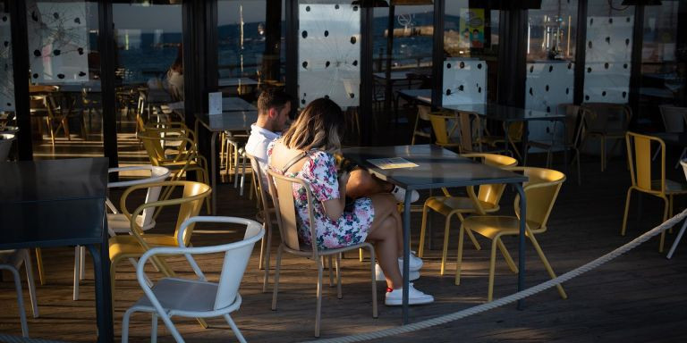 Una terraza de Barcelona en una imagen de archivo / EUROPA PRESS - David Zorrakino