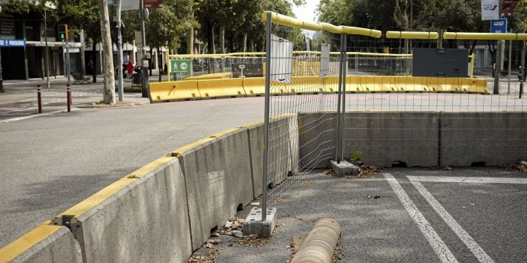 Corte de tráfico en la Diagonal / MA - PABLO MIRANZO