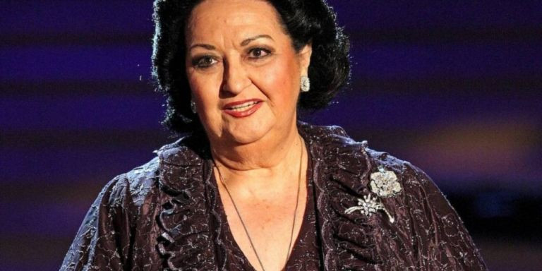 Montserrat caballe durante una actuación / GETTY 