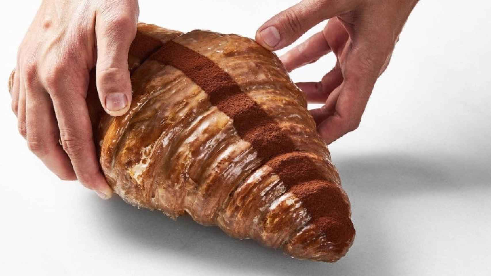 Croissant XXL de la mejor pastelería de Barcelona, Hofmann / INSTAGRAM
