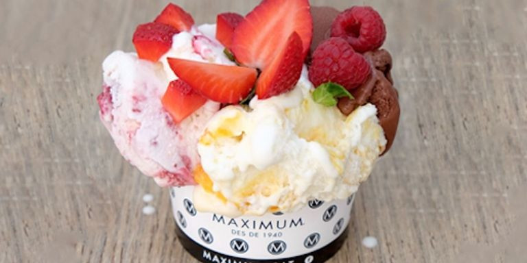 Un helado de la heladería Maximum de Barcelona / MAXIMUM