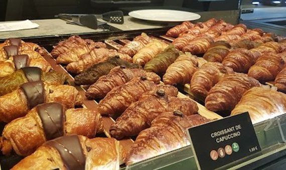 Cruasanes de capuccino y chocolate de La Pastisseria Barcelona