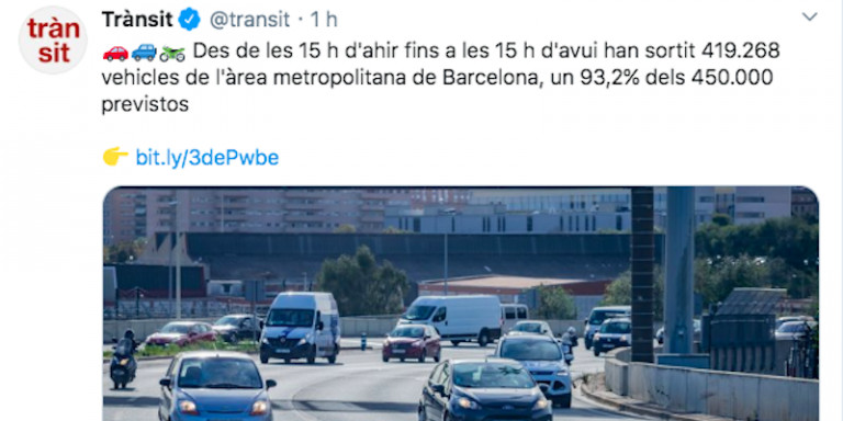 Tuit de Trànsit 10.10.2020