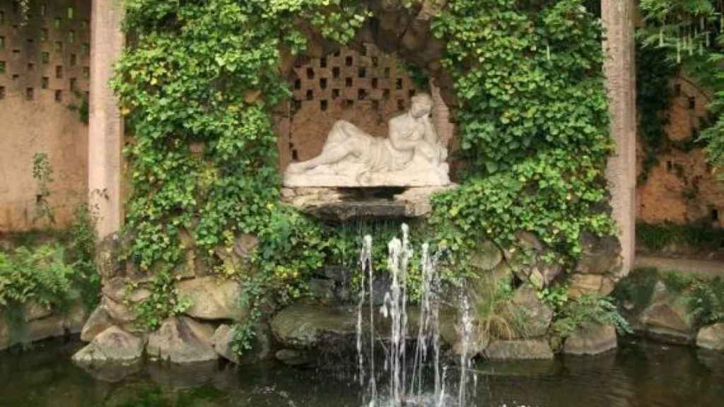 Fuente de la Ninfa Egeria en el Laberinto de Horta