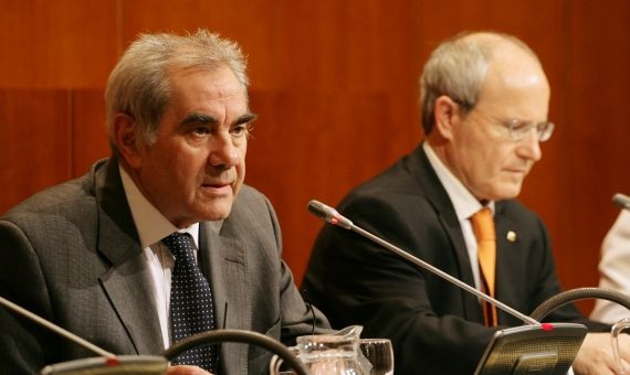 Ernest Maragall con José Montilla en 2008 / GENERALITAT DE CATALUNYA RUBÉN MORENO