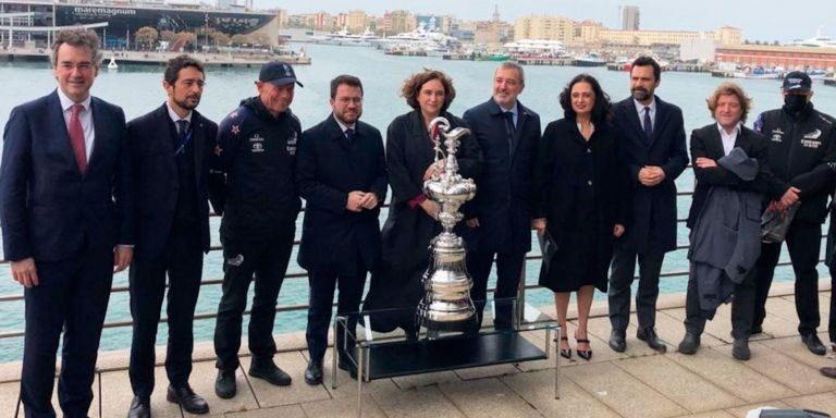 Presentación de la Copa América en Barcelona