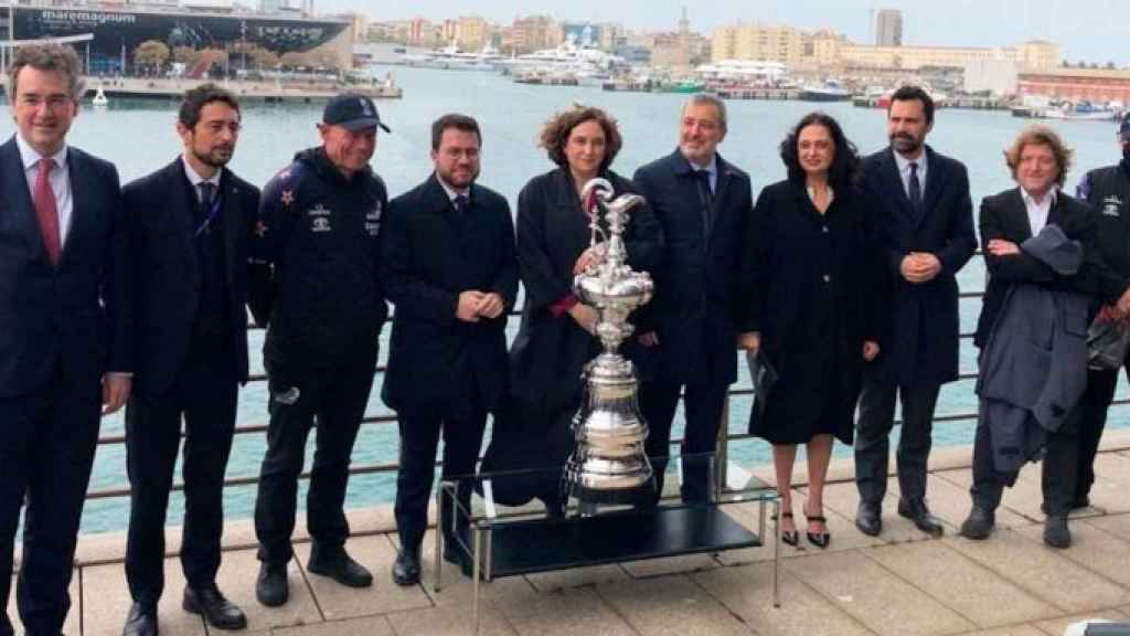 Presentación de la Copa América en Barcelona