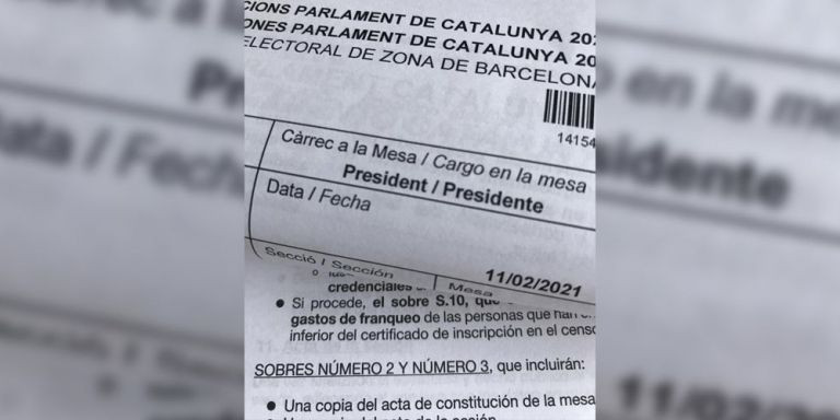 La notificación que ha recibido Eva este viernes, con fecha de emisión del 11 de febrero / CEDIDA