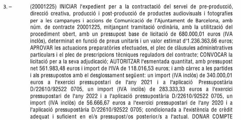 El Ayuntamiento ha sacado el concurso público para sus próximas campañas de comunicación / AY. DE BCN