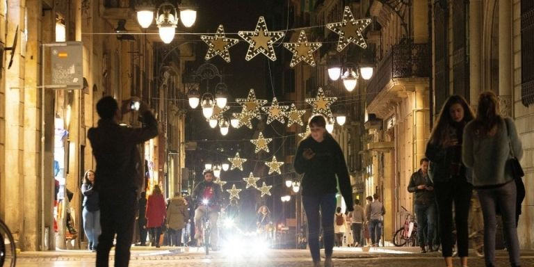 Luces de Navidad, en Barcelona / EFE