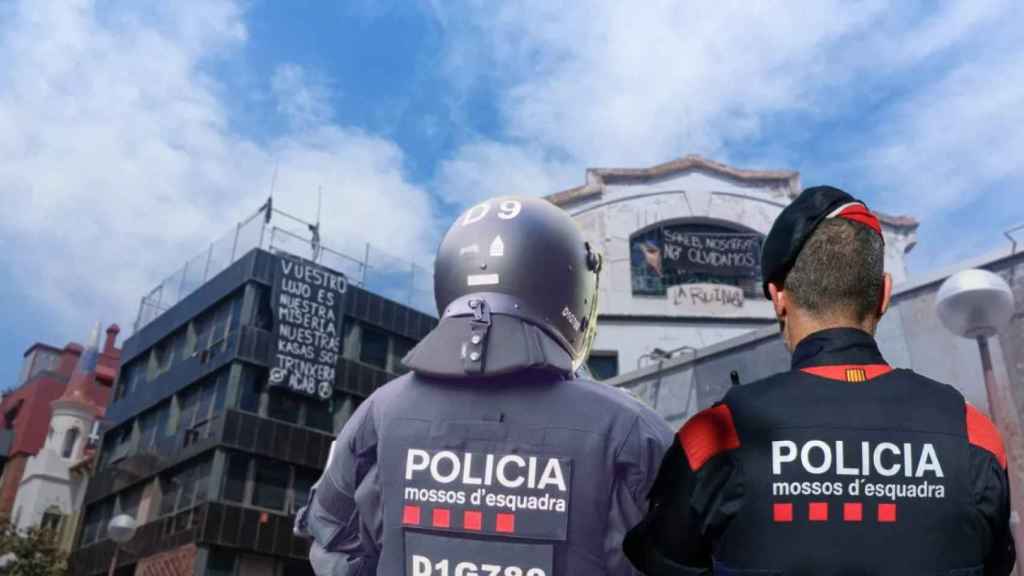 Los Mossos se preparan para el polémico desalojo de los okupas de la Bonanova