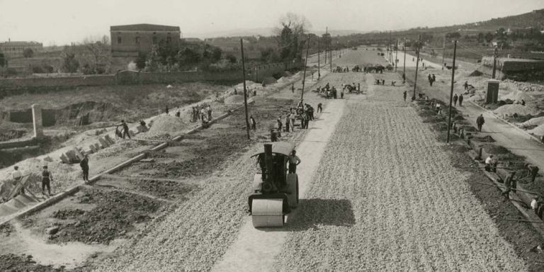 La avenida Diagonal, en 1924 / ARXIU FOTOGRÀFIC DE BARCELONA