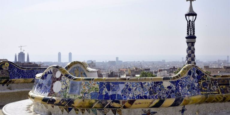 Vista aérea del Park Güell de Barcelona / EUROPA PRESS