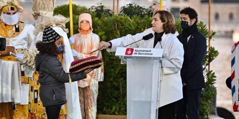 Colau entrega las llaves de Barcelona a los Reyes Magos / AYUNTAMIENTO DE BARCELONA