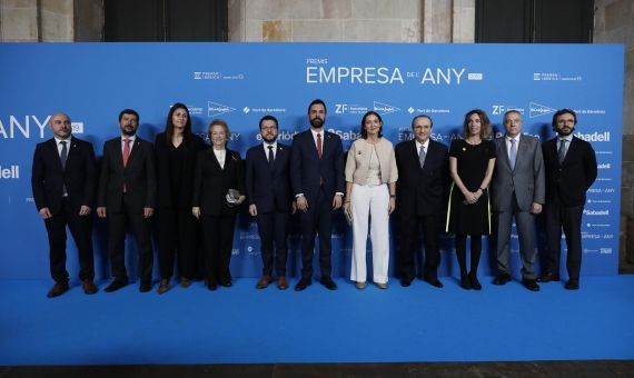 Un momento durante la entrega de los Premios a la empresa del año