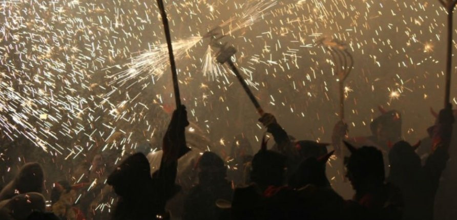 Imagen de archivo de un Correfoc en Barcelona / Ajuntament BCN