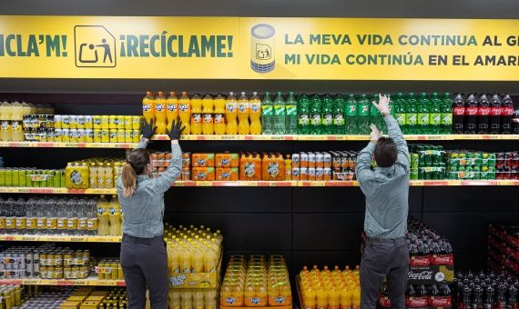 Paneles informativos sobre reciclaje en Mercadona / MERCADONA