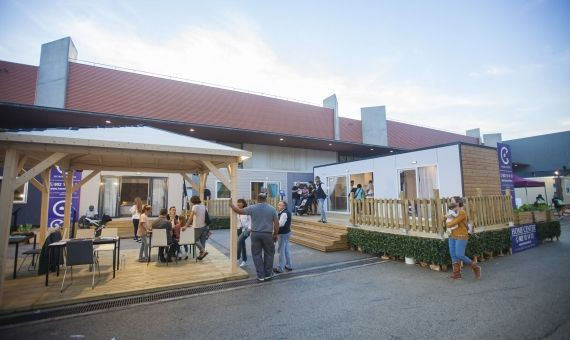 Zona de Glamping durante la exposición de la pasada edición