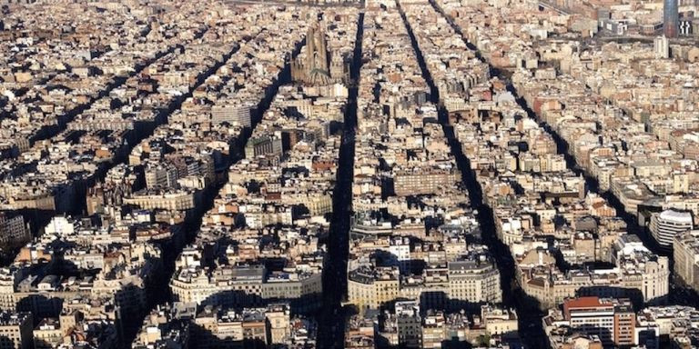 Imagen de las características manzanas del distrito del Eixample / AYUNTAMIENTO DE BARCELONA