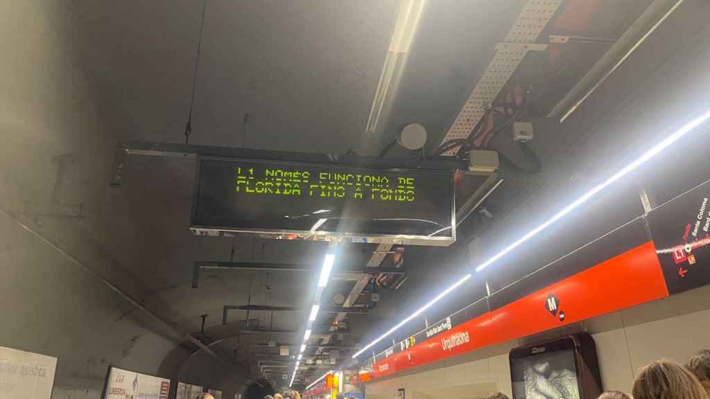 Imagen de archivo de una incidencia en metro de Barcelona