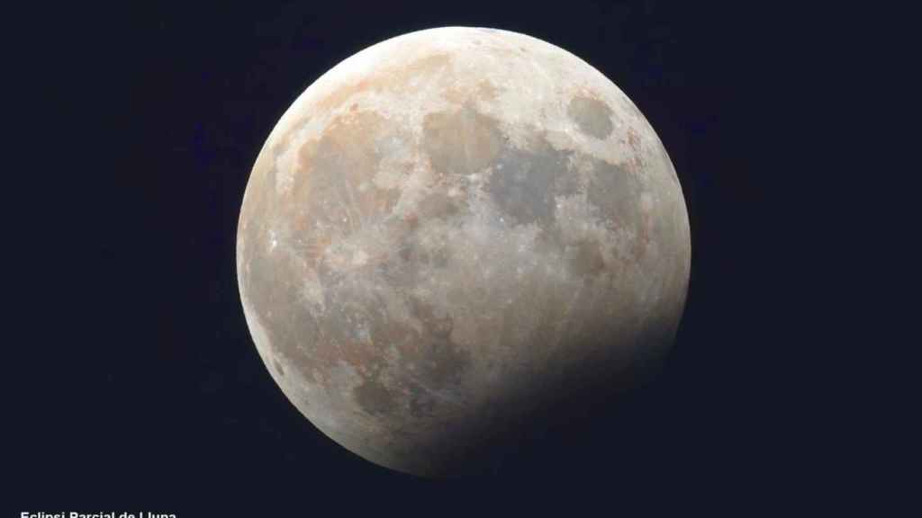 El eclipse visto desde Vilanova i la Geltrú