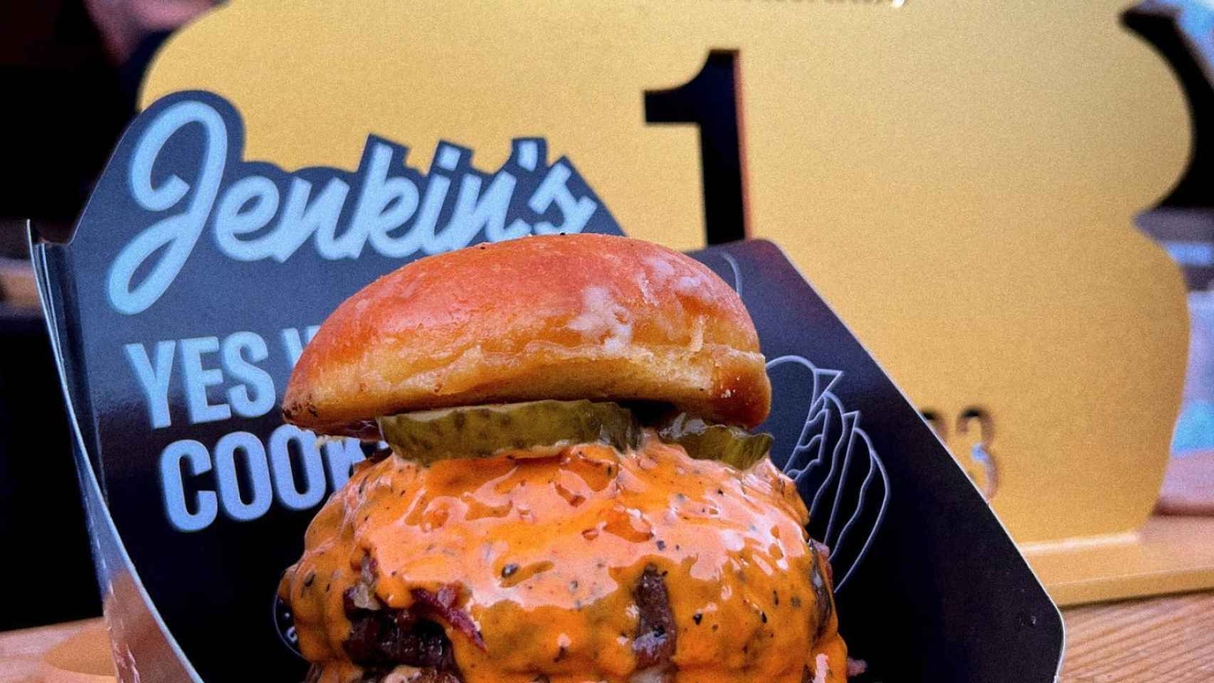 La hamburguesa ganadora de 'The Champions Burguer' en Barcelona